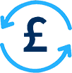 Pound saving icon