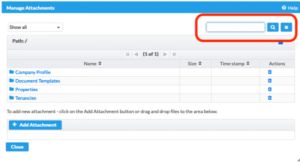 Attachment Searching